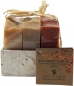Preview: Geschenkset 3 Duftseifen  in handgeschöpftem Papier