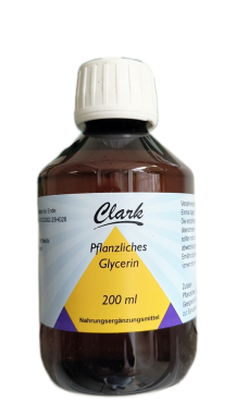 pflanzliches Glycerin aus der Kokosnuss in Flasche