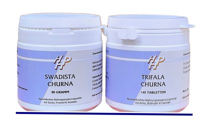 Swadista Churna und Triphala Churna pacs