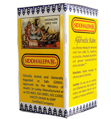 Siddhalepa Massagebalm, Kräuterbalsam