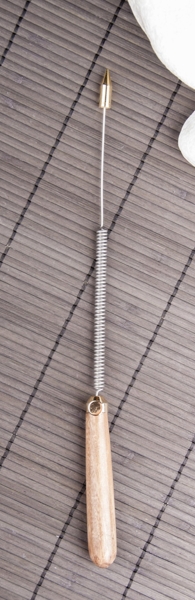 Tensor Spirello ausziehbare Antenne, messingspitez und braunem Holzgriff