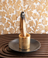 Palo Santo Stick Halter gold-schwarz